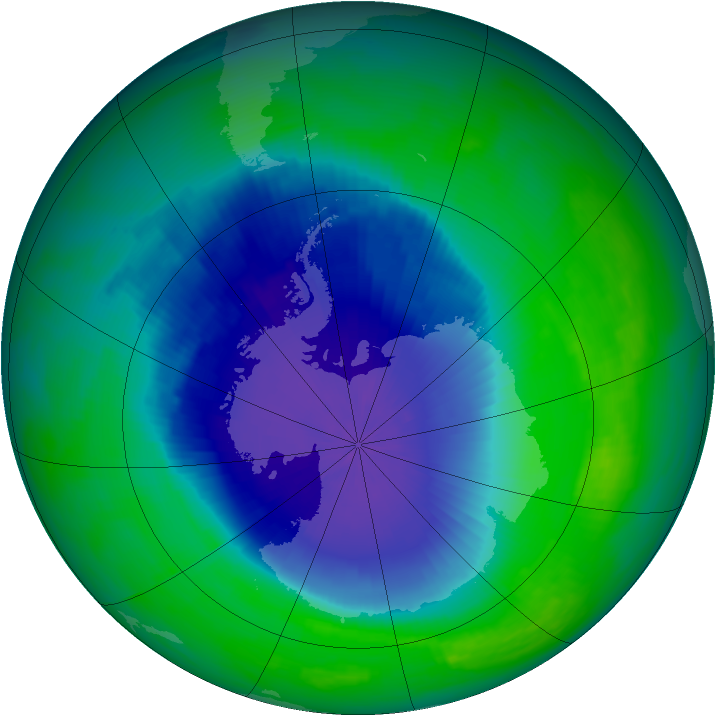 Ozone Map 1990-11-03